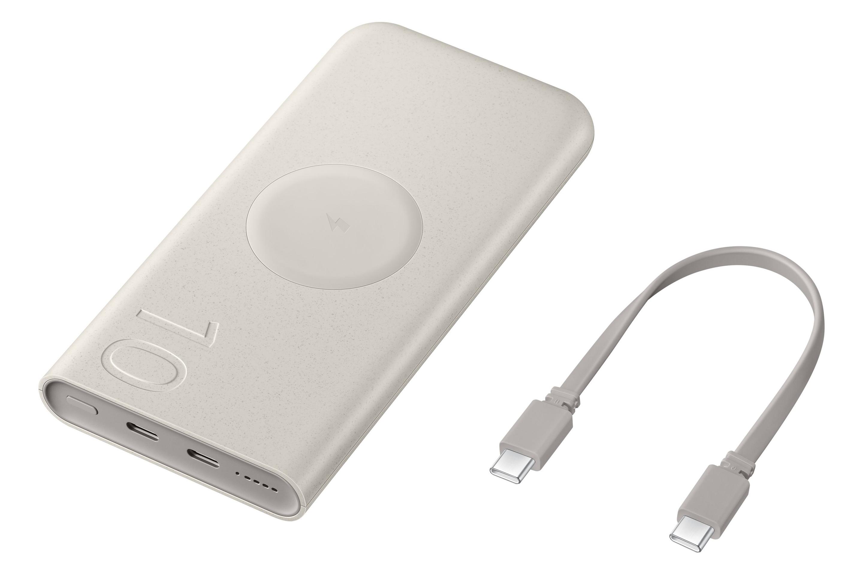 Powerbank SAMSUNG EB-U2510XUEGEU (10000 mAh - até 25 W - USB Type-C - Bege), miniatura 5