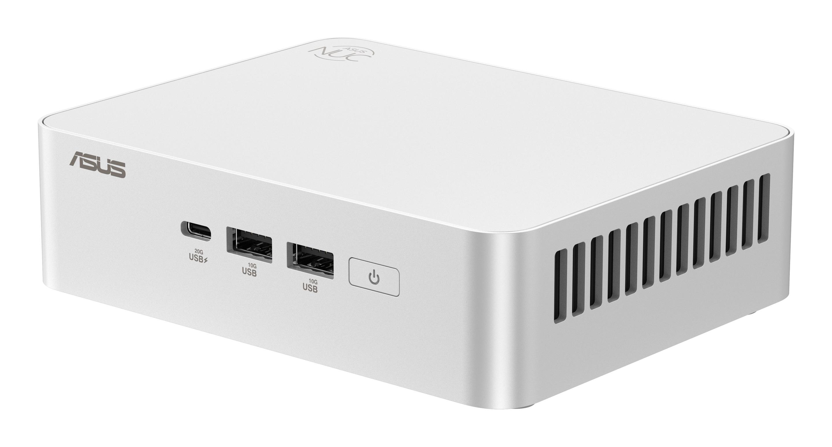 Mini PC Barebone ASUS NUC 15 Pro+ RNUC15CRSU500002 (Não Incluído - Intel Core Ultra 5 - 225H - Branco) — miniatura 3