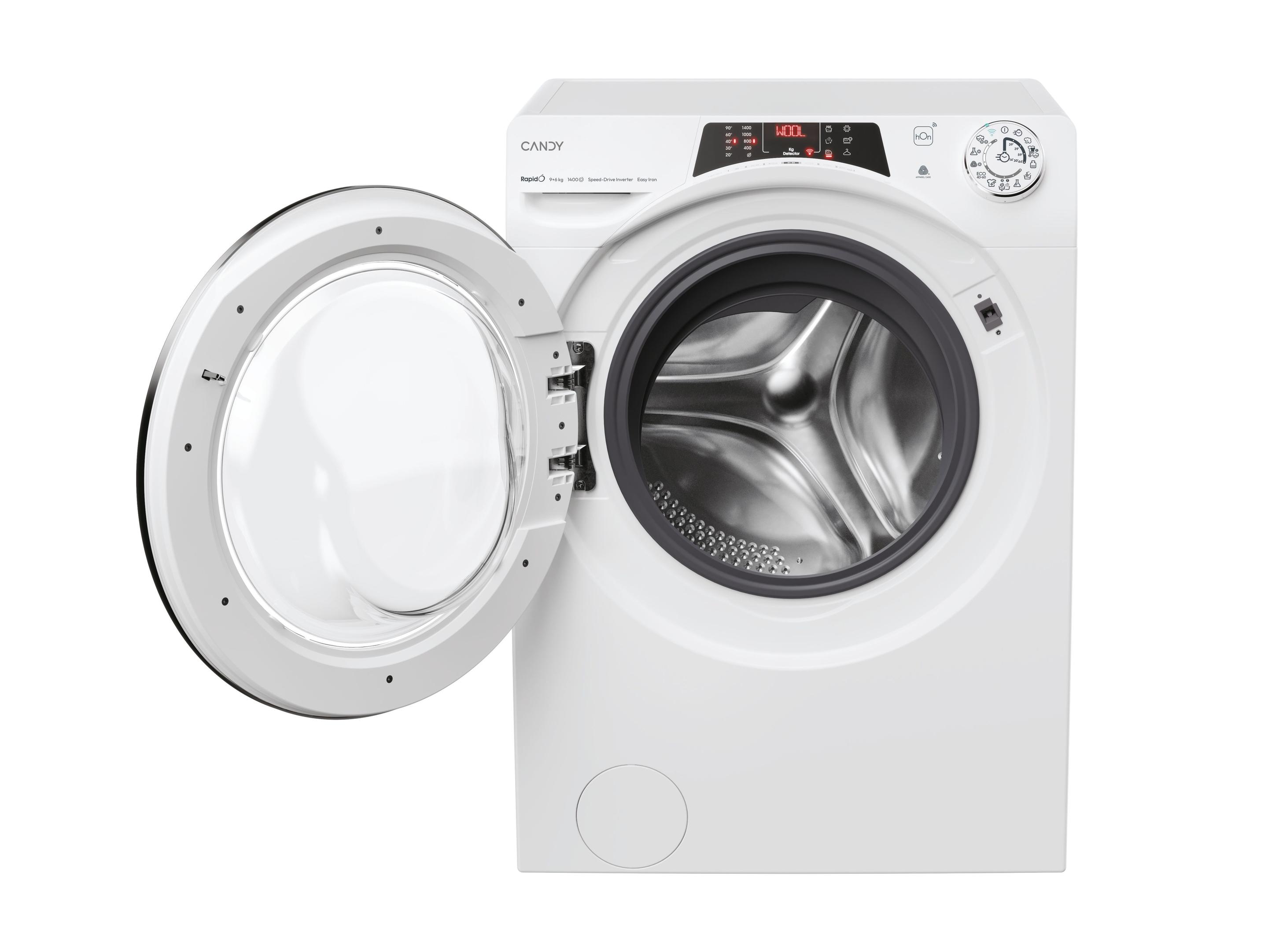 Máquina de Lavar e Secar Independente CANDY ROW4964DWMCT1S (B - 9 kg - 6 kg - Branco) — miniatura 2