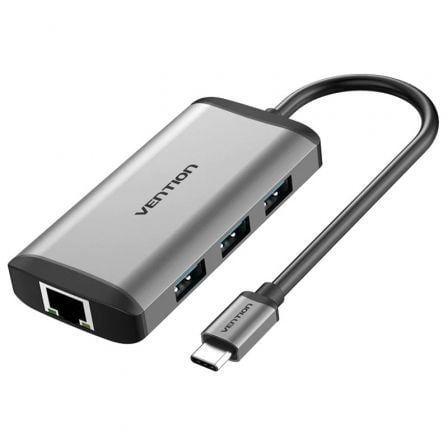 Docking Station USB-C VENTION CNCHB (0,15 m - Cinzento)