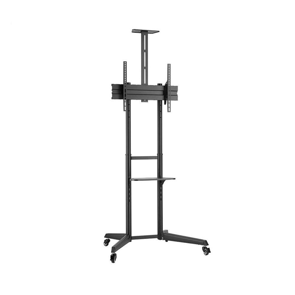 Suporte Móvel de Chão para TV EWENT EW1539 (Até 600 x 400 mm - 600 x 400 mm - 100 x 100 mm - Preto)