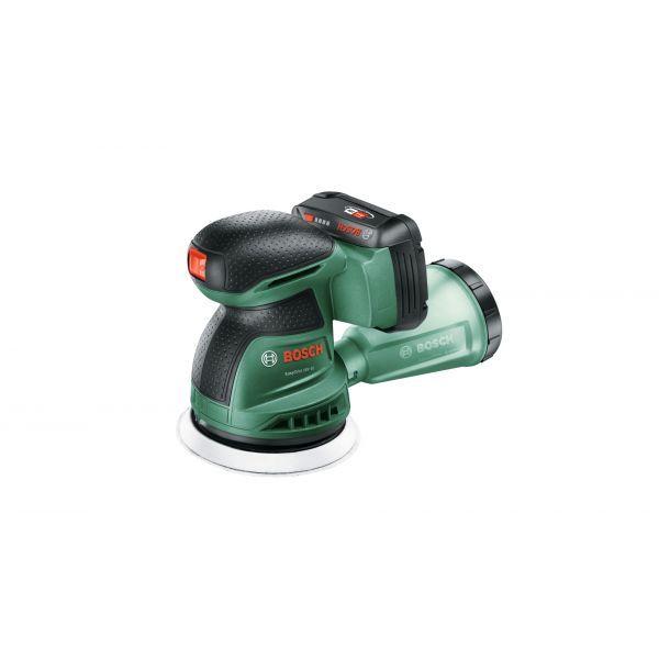 Lixadeira Excêntrica Sem Fios BOSCH EasyOrbit 18V-10 (Verde e Preto)