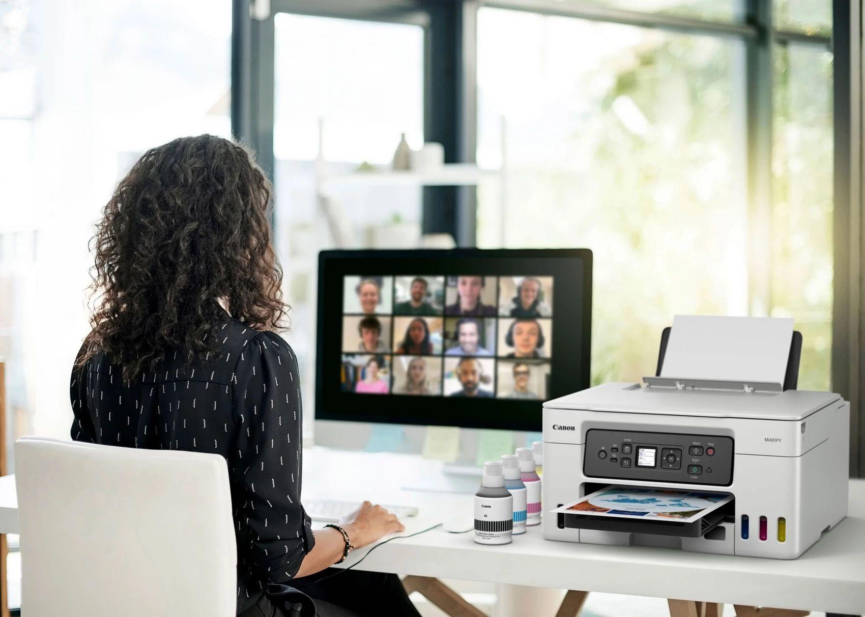 Impressora Multifunções CANON MAXIFY GX3050 (A4 - Impressão a cores - 350 folhas - Preto e Branco), miniatura 7