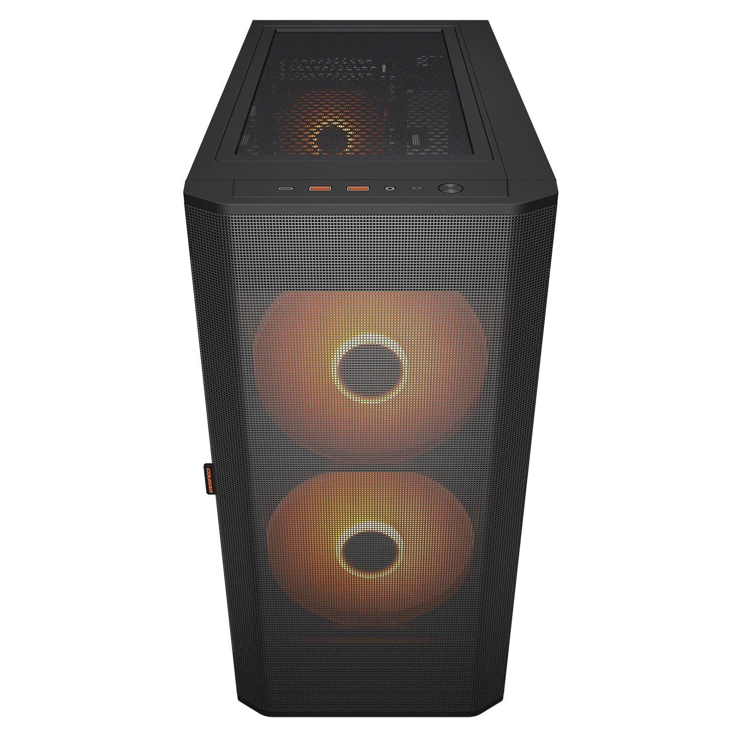 Caixa de Computador COUGAR Airface Flo RGB CGR-5YA6B-RGB (Midi Tower - 190 mm - 390 mm - Preto) — miniatura 5