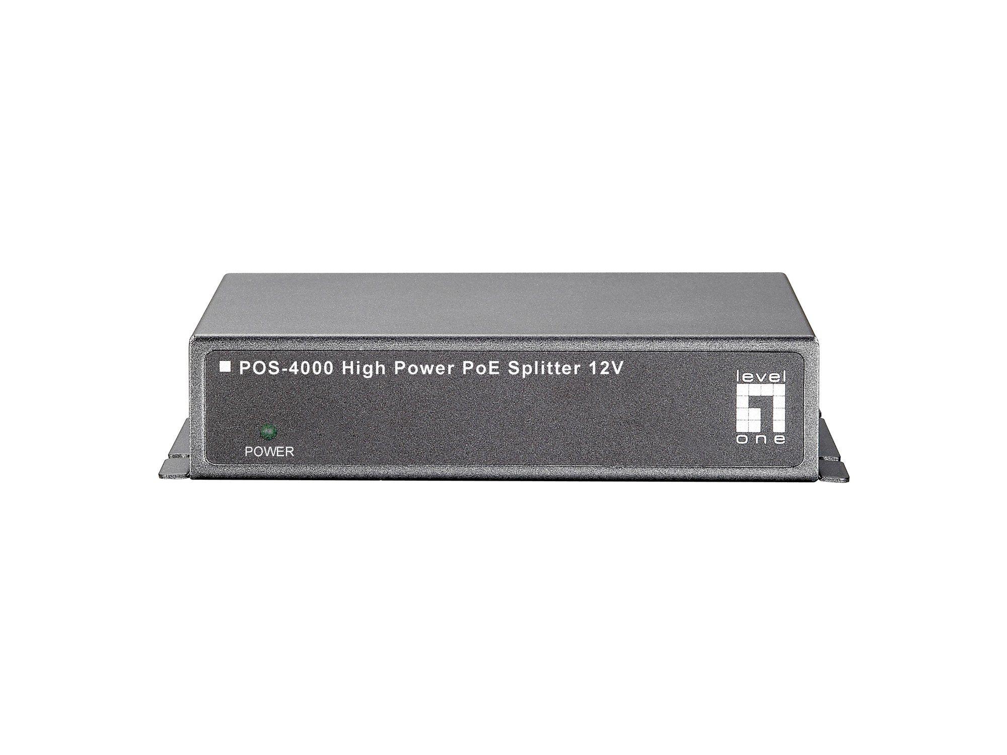 Splitter PoE LEVELONE POS-4000 (Cinzento), miniatura 3