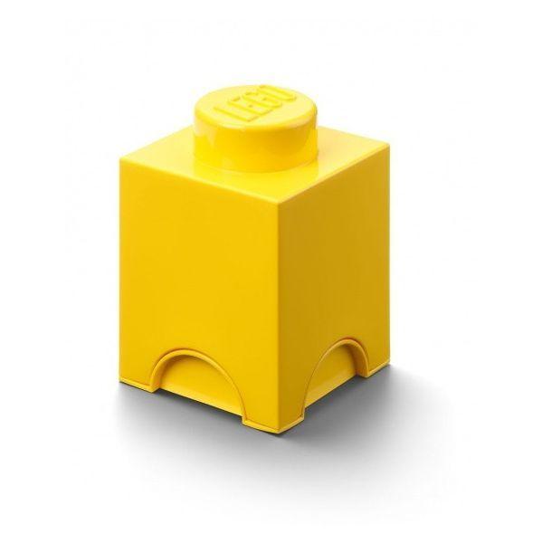 Caixa de Arrumação LEGO Brick 1 (Amarela)