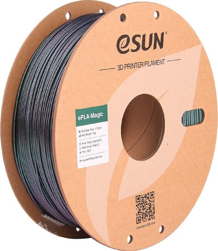 Filamento 3D eSUN EPLA-MAGIC-P175DTG1 (Verde Escuro Cintilante)