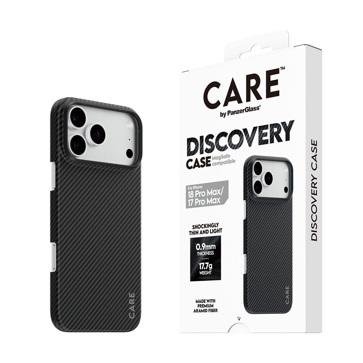 Capa PANZERGLASS CARE Discovery Case para iPhone 17 Pro Max (MagSafe - Preto) — miniatura 6