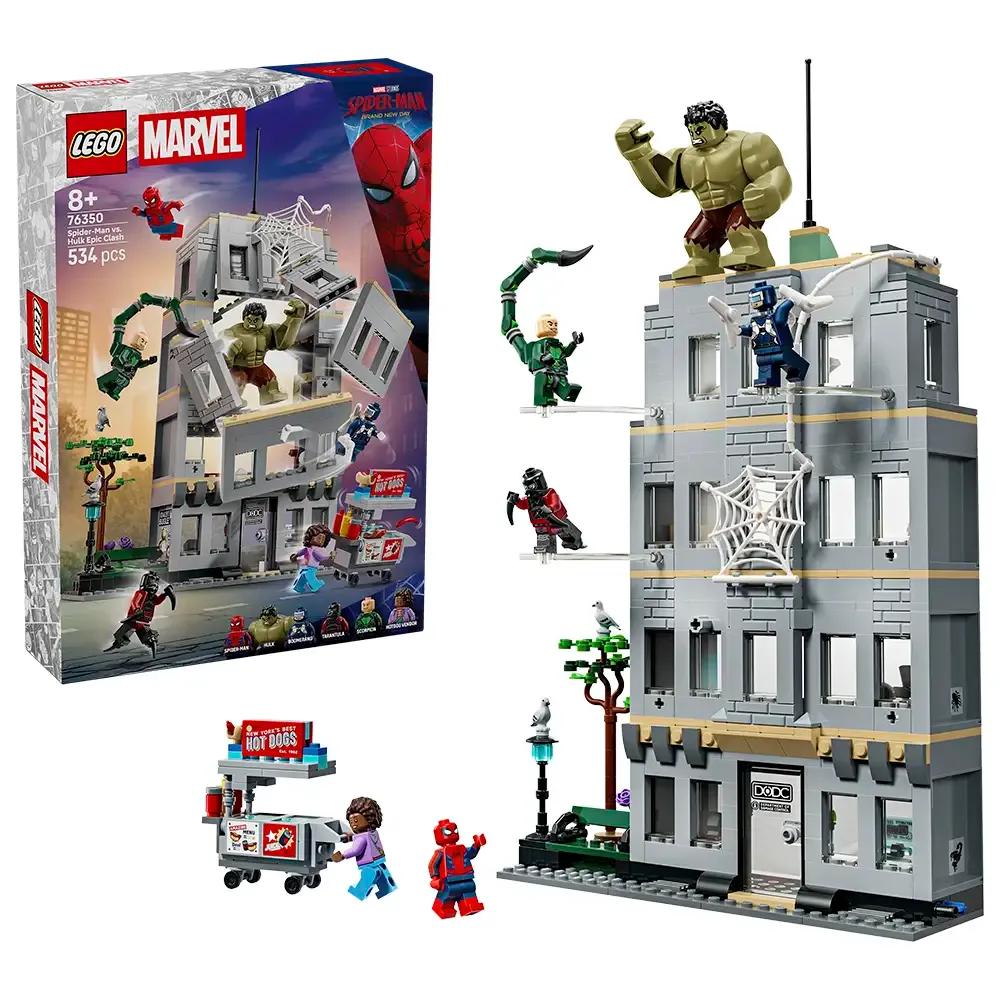 LEGO 76350 Marvel Super Heroes Confronto Épico do Spider-Man contra Hulk (8+ anos - 534 peças) — miniatura 3