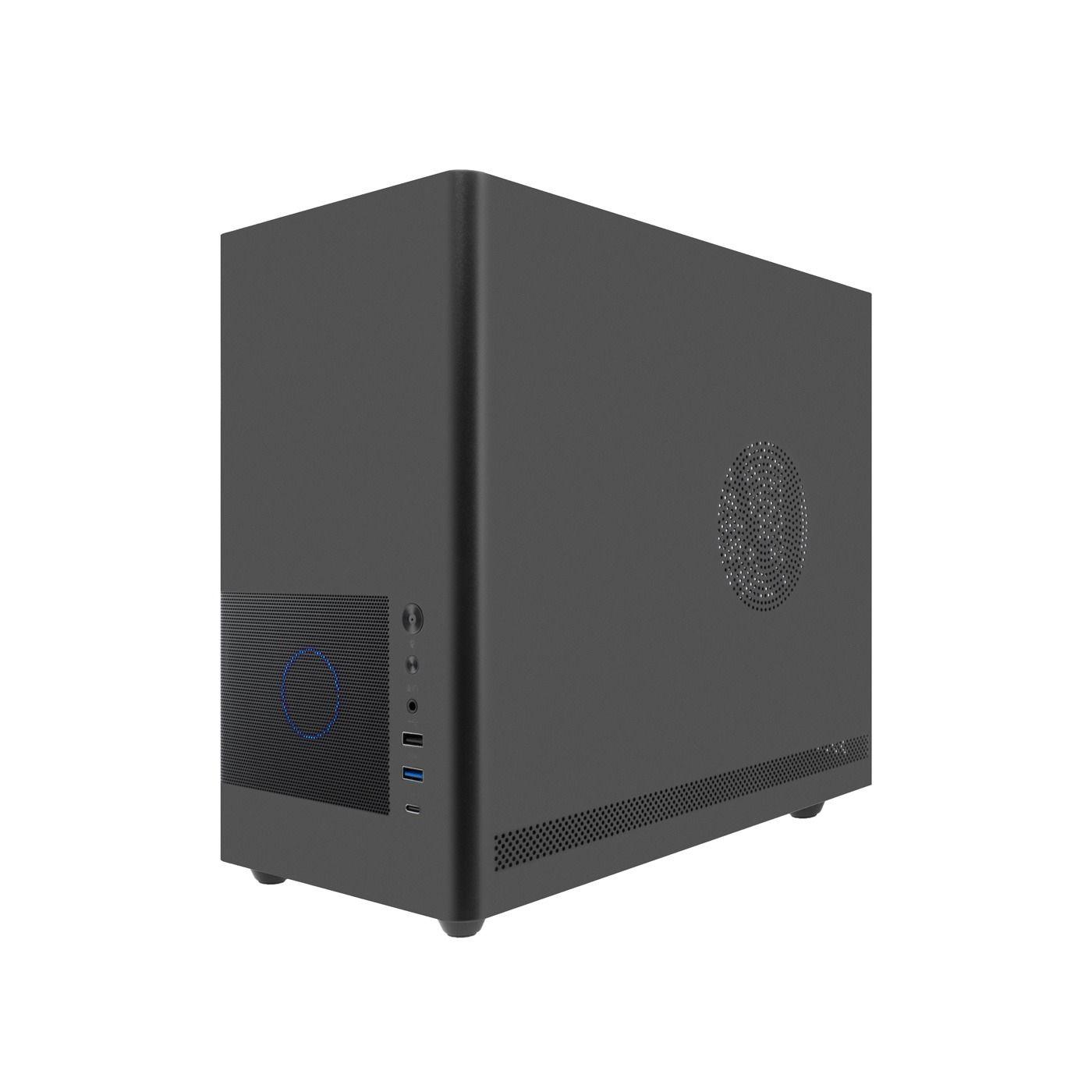 Caixa PC COOLBOX MP2 (Mini-ATX, Mini-ITX, Micro ATX - Midi Tower - Aço SPCC de 0,8 mm - Preto), miniatura 3