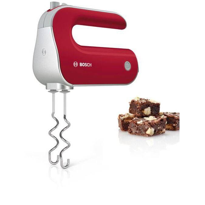 Batedeira Manual BOSCH MFQ40303 (500 W - 0 l - Altura 7,5 cm - Vermelho e Prateado) — miniatura 2