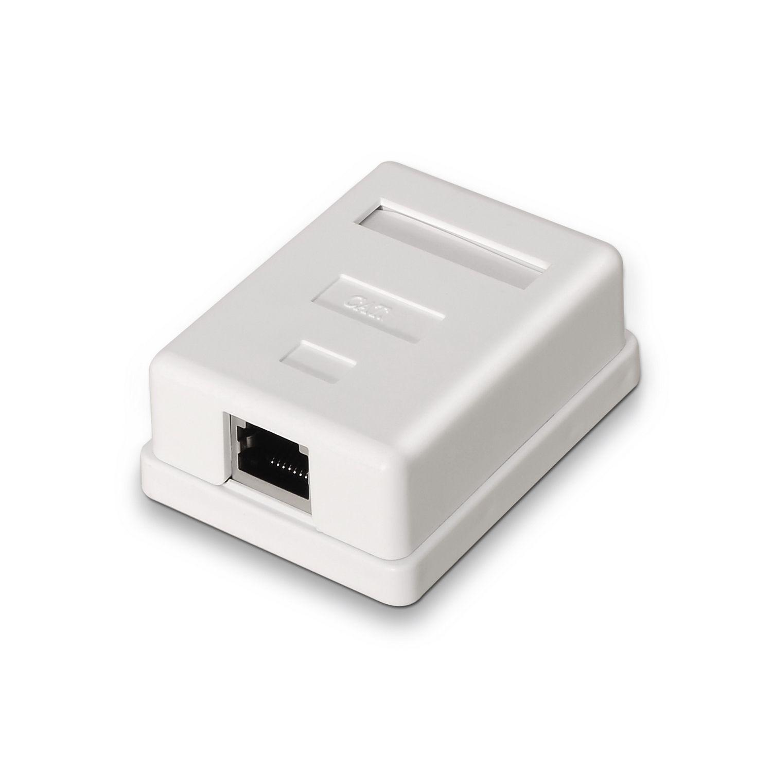Caixa de Montagem RJ45 de Superfície AISENS A139-0303 (Branco)