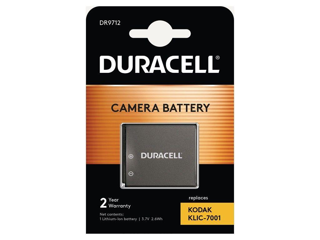 Bateria de Iões de Lítio para Câmara DURACELL DR9712 (Preto)