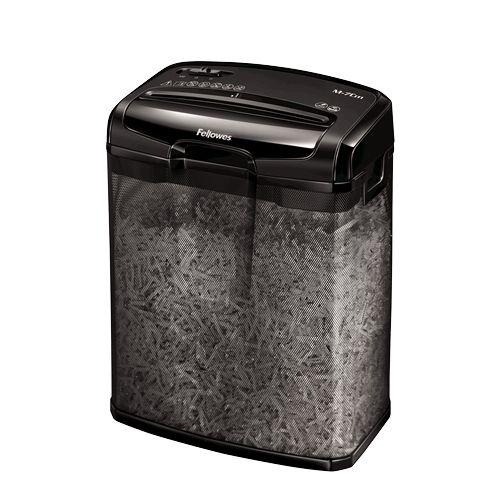 Destruidora de Papel FELLOWES M-7Cm (7 Folhas - Corte em Partículas 4 x 35 mm - Preto)