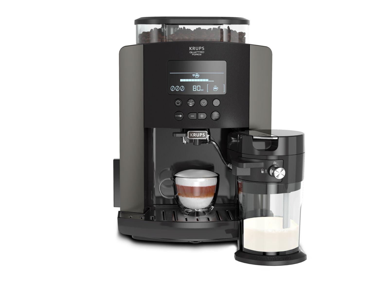 Máquina de Café Expresso Automática KRUPS EA819E10 (Grãos de café - 1450 W - 15 bar - Preto) — miniatura 2