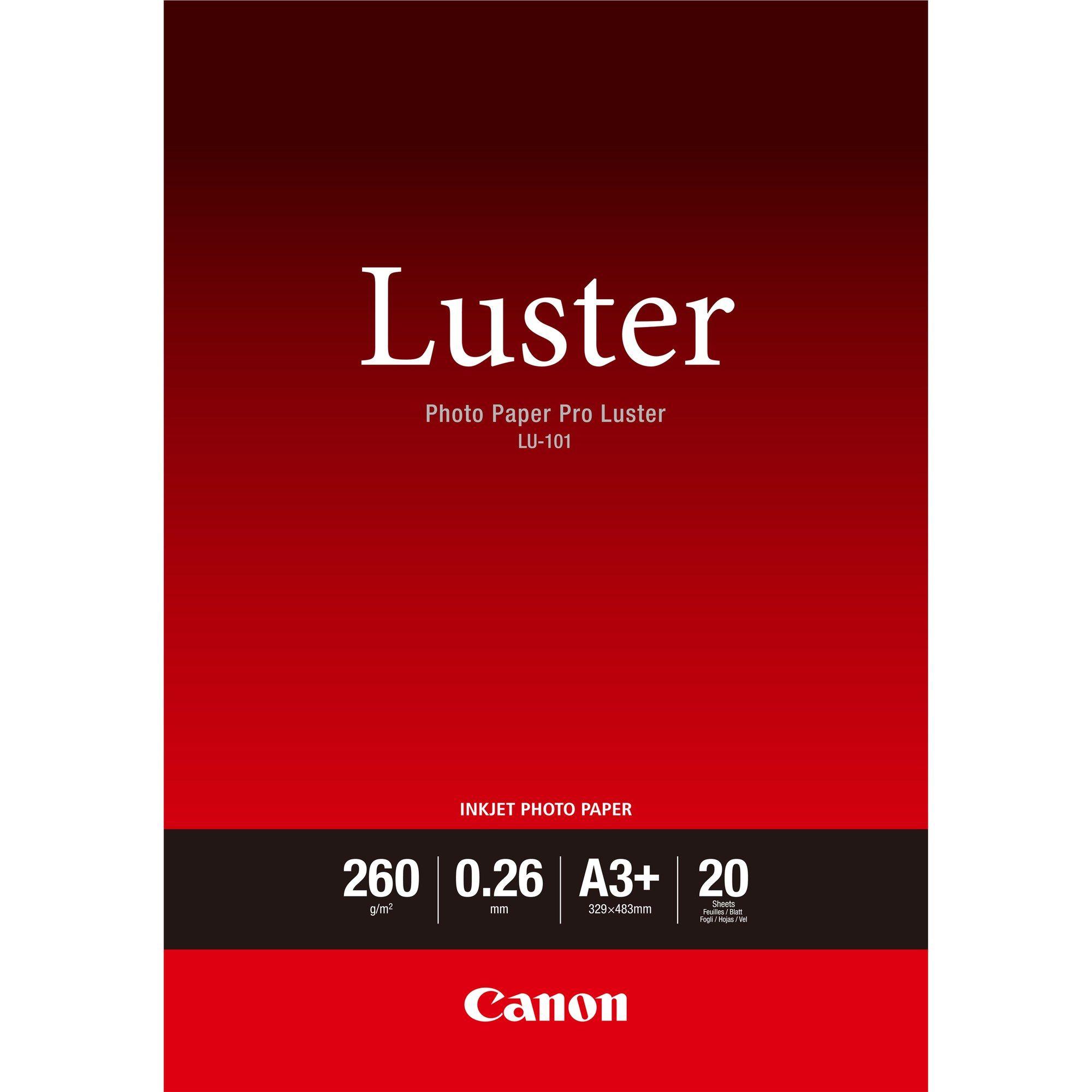 Papel Fotográfico CANON LU-101 (Branco Acetinado)