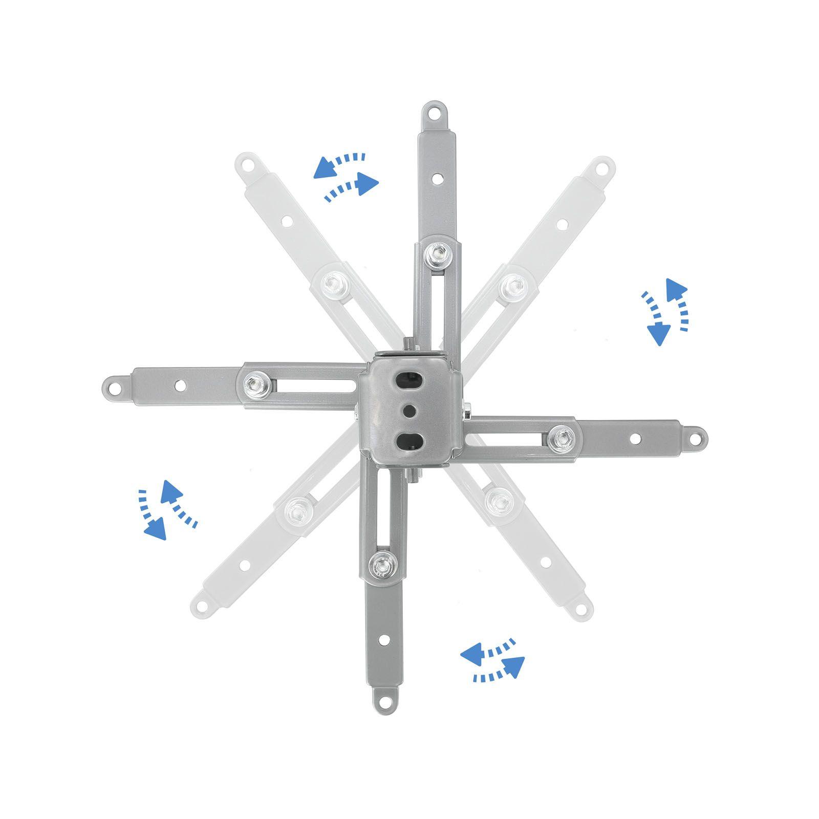Suporte de Teto para Projetor TOOQ PJ2012T-S (20 kg - Teto - -15-15° - Prateado), miniatura 4