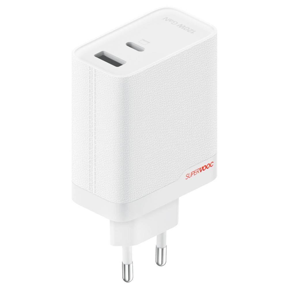Carregador de Parede ONEPLUS SuperVOOC 120W Dual Power Adapter (120 W - GaN - Branco) — miniatura 4