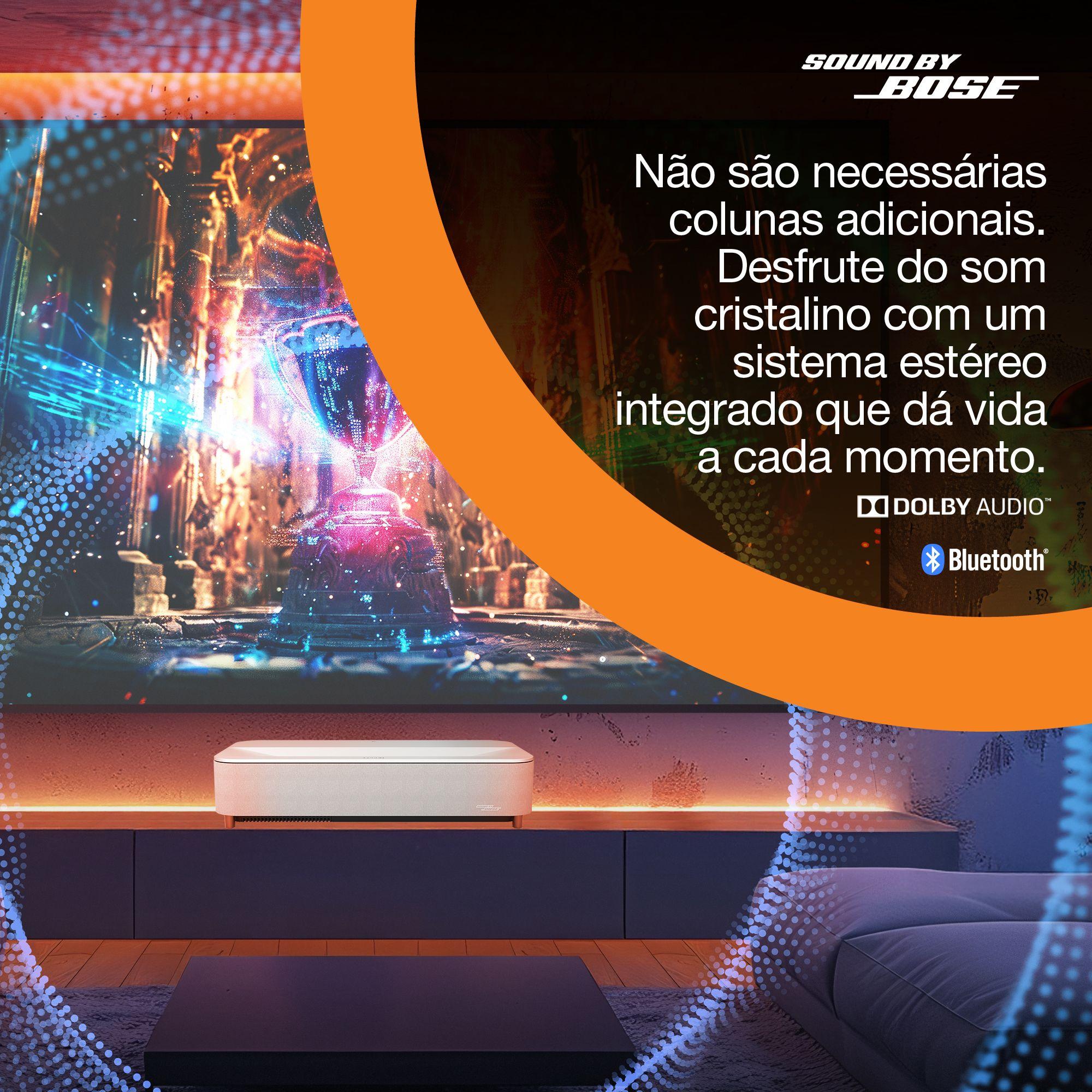Projetor de Cinema em Casa EPSON Lifestudio Grand Plus EH-LS970W (UHD 4K - Google TV - 4000 ANSI lumens - Branco Diamante) — miniatura 4
