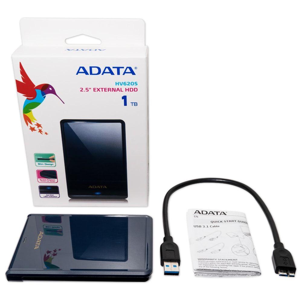 Disco Rígido Externo ADATA HV620S (1 TB - 2,5" - USB 3.2 Gen 1 - Azul) — miniatura 3