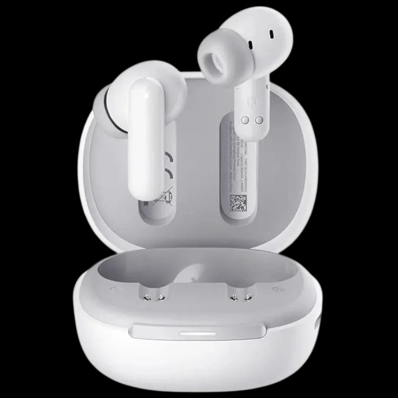Auriculares QCY MeloBuds HT16 (Sem fios - ANC até 45 dB - Até 7 horas - Branco)