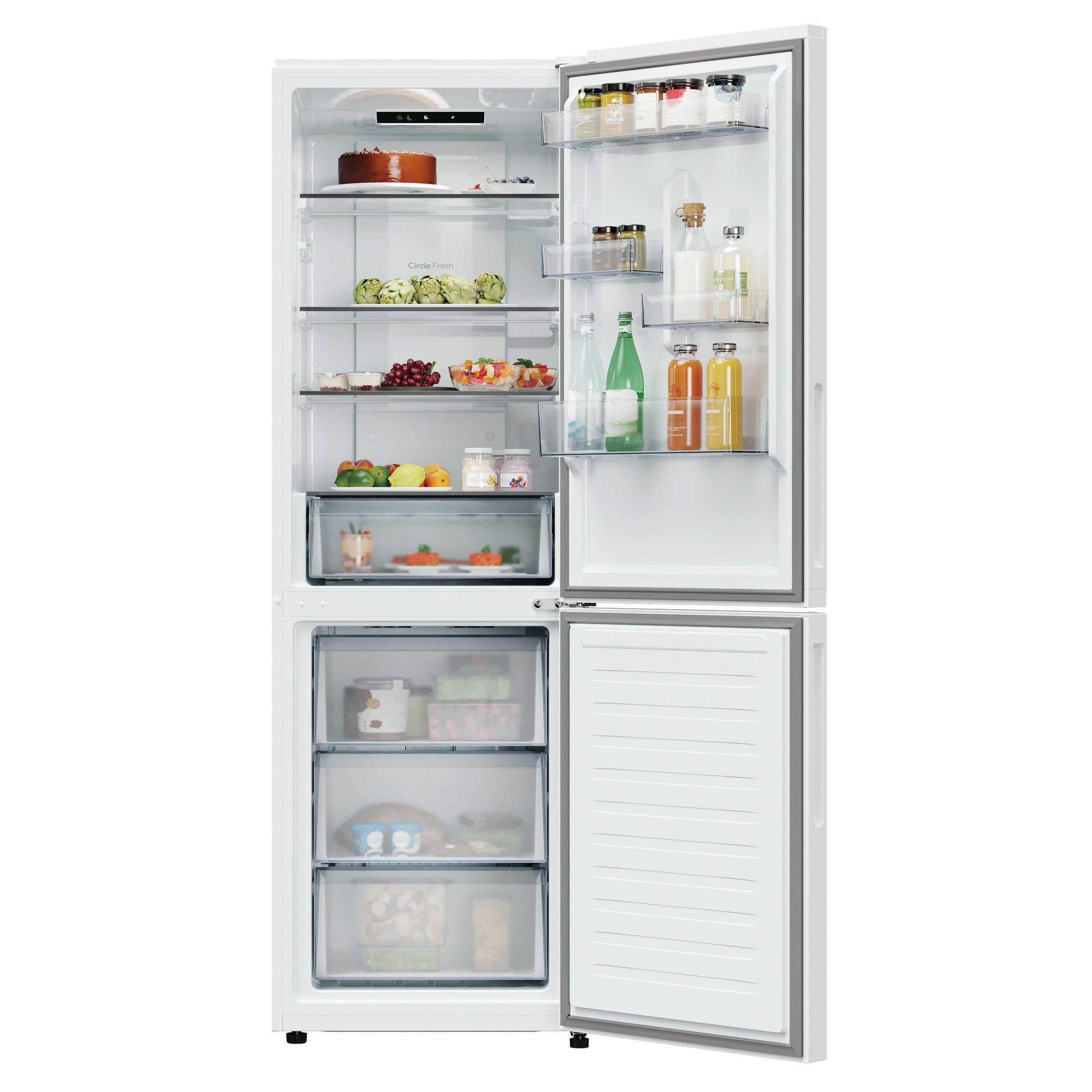Frigorífico Combinado Independente CANDY City Fresco 300 CNCQ2T618CW (355 l - hOn - 185x59,5x66,7 cm - Branco) — miniatura 2