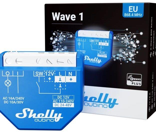 Módulo Interruptor Domótico SHELLY SH-WAVE-1 (Plástico - Azul), miniatura 6