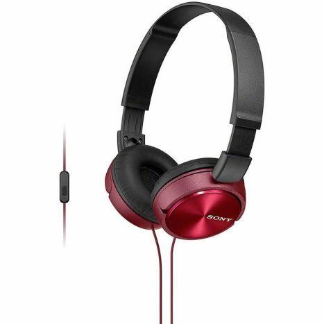 Headset SONY MDR-ZX310APR (Binaural - Com fios - Supra-aural - Vermelho/Preto)