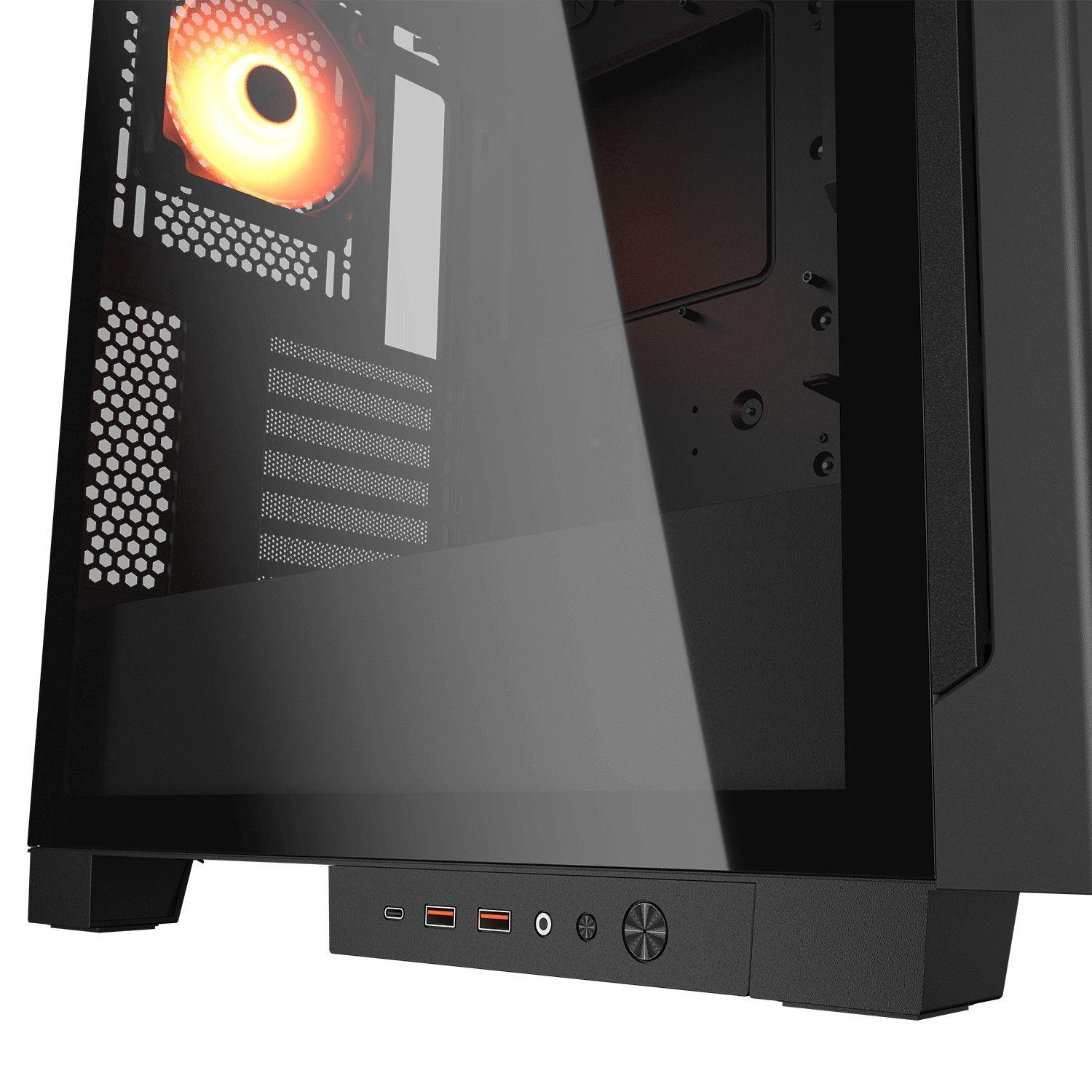 Caixa de Computador COUGAR Airface ECO RGB (Midi Tower - 190 mm - 390 mm - Preto), miniatura 7