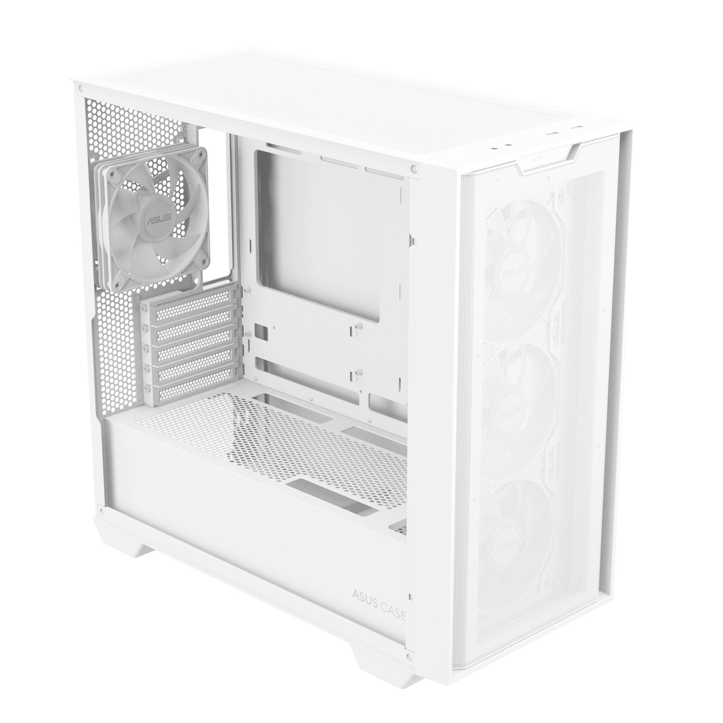Caixa PC ASUS A21 PLUS (micro ATX, Mini-ITX - Micro Tower - Micro-ATX, Mini-ITX - Branco) — miniatura 6