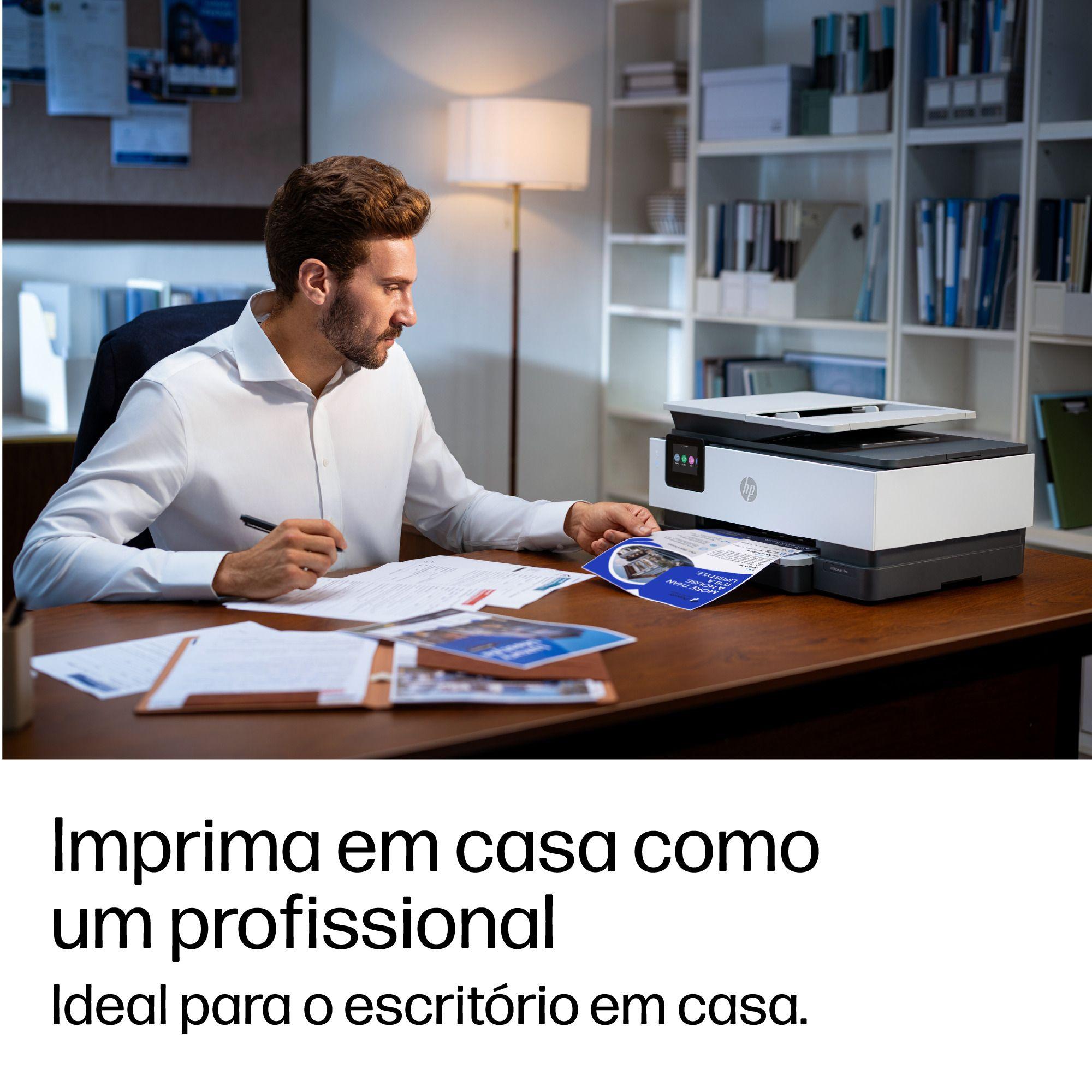 Impressora Multifuncional HP OfficeJet Pro 8134e (A4 - Impressão a cores - 225 folhas - Cinzento), miniatura 9