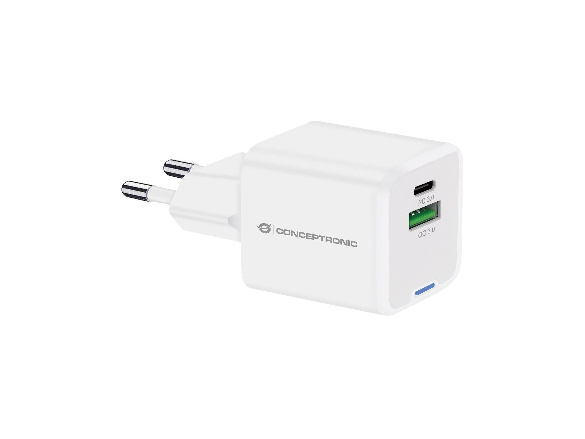 Carregador de Tomada CONCEPTRONIC ALTHEA15W (20 W - Branco)