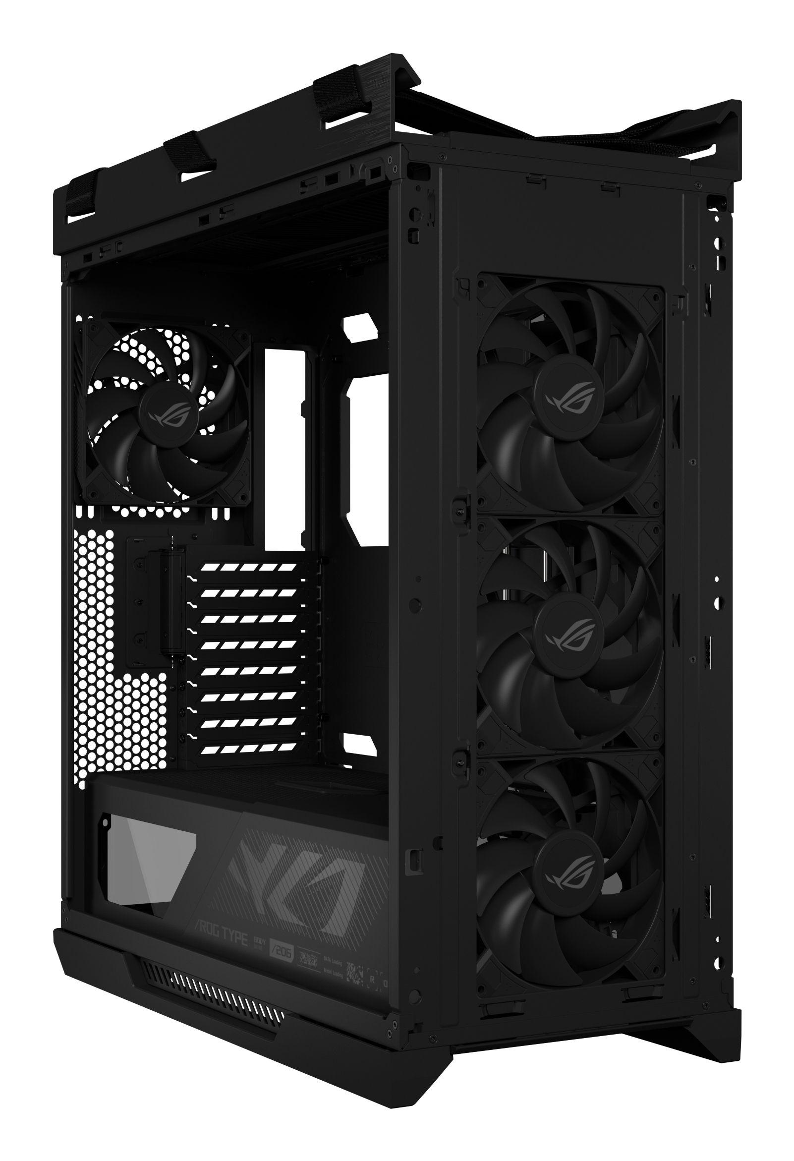 Caixa PC ASUS ROG Strix Helios II GX601S (ATX, EATX, micro ATX, Mini-ITX - Midi Tower - Alumínio, Vidro temperado - Preto), miniatura 9