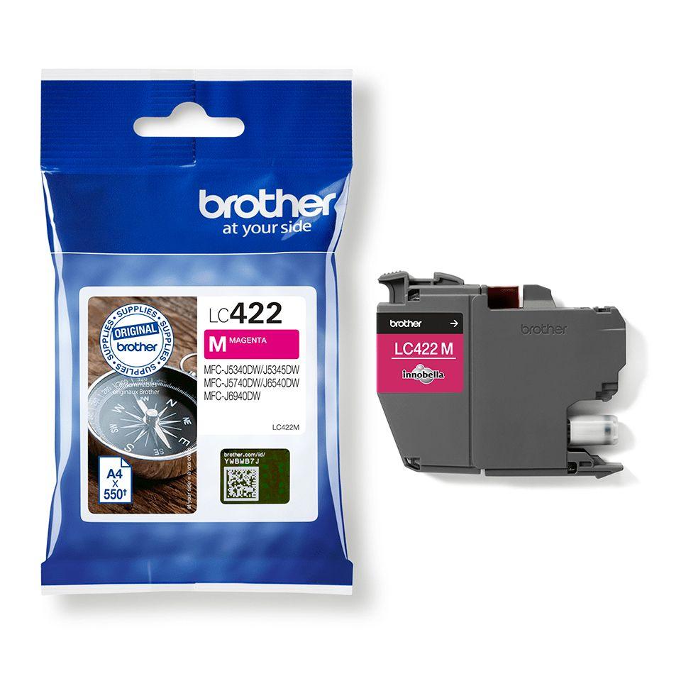 Tinteiro BROTHER LC422M (550 páginas - Magenta) — miniatura 3