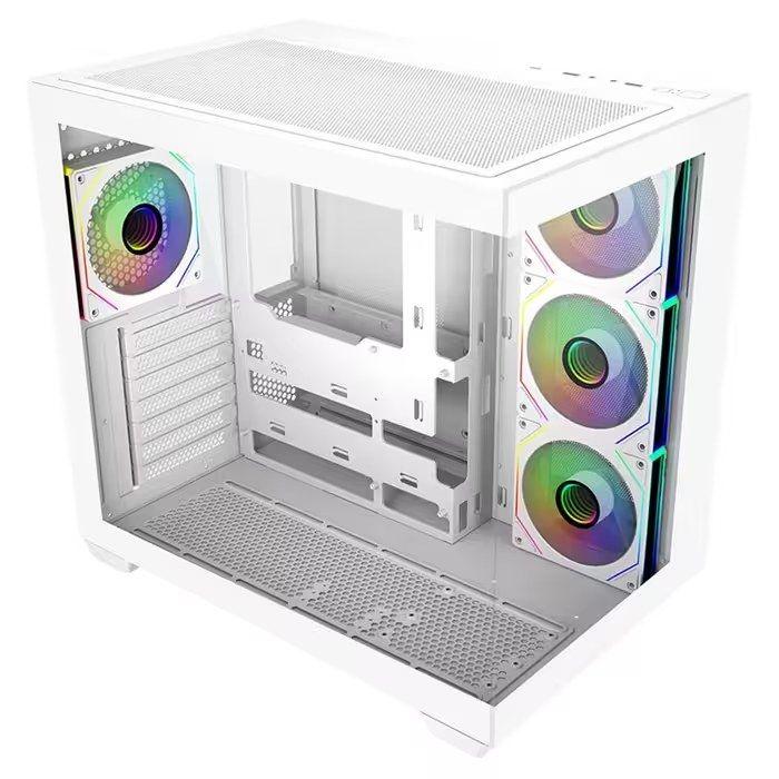 Caixa PC COOLER MASTER Elite 681 (ATX, ITX, micro ATX - Midi Tower - Aço, vidro temperado - Branco) — miniatura 2