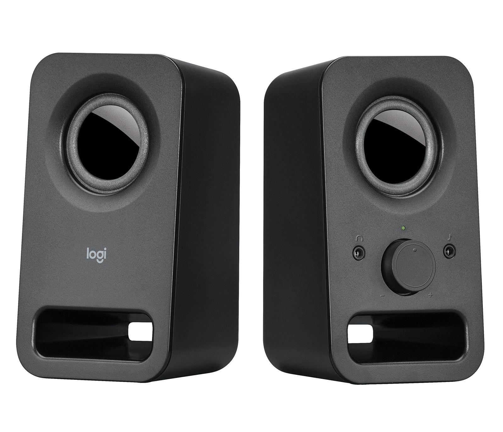 Colunas LOGITECH Z150 (Com fios - 3 W - 2.0 canais - Preto)