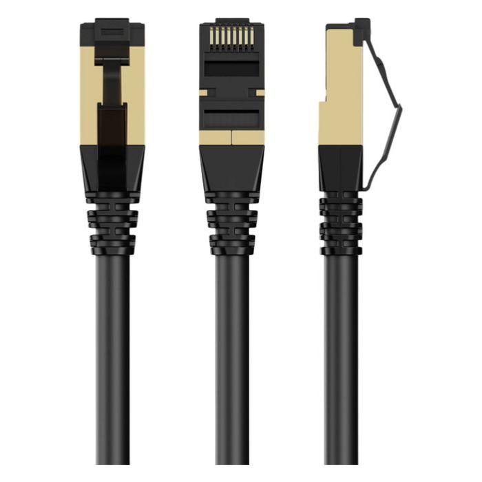 Cabo de Rede GEMBIRD PP8-LSZHCU-BK-3M (3 m - Cat. 8 - RJ-45 - Preto), miniatura 3
