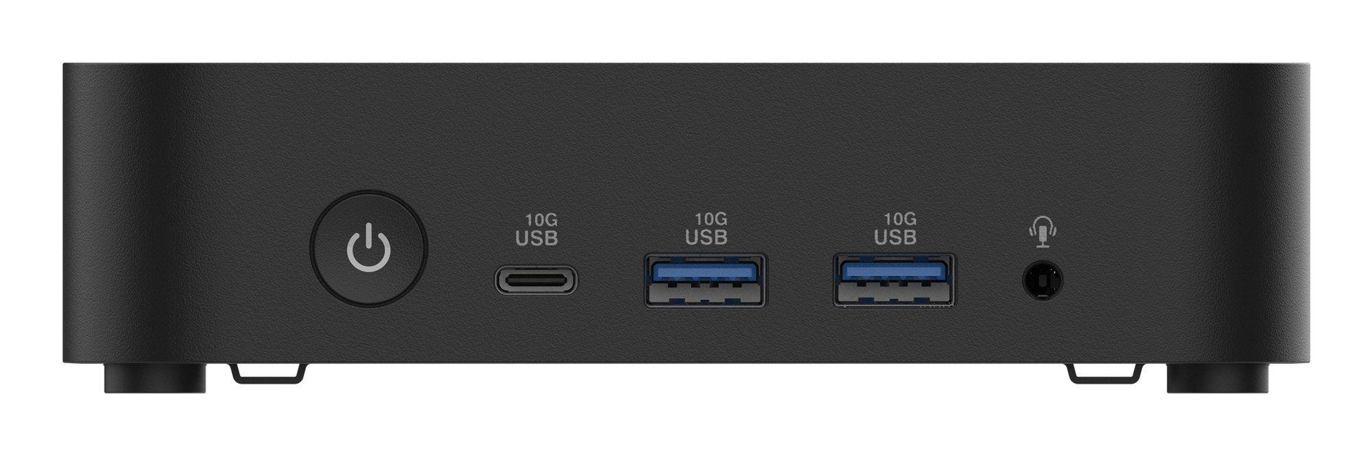 Mini PC Barebone ASUS NUC 14 Essential RNUC14MNK3500002 (Não incluído - Intel Core 3 - Intel UHD Graphics - Preto) — miniatura 2