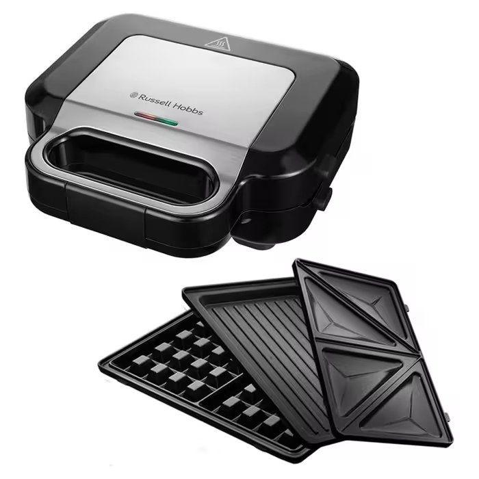 Sanduicheira 3 em 1 RUSSELL HOBBS Creations 26810-56 (Altura 11,3 cm - Preto e Inox), miniatura 5