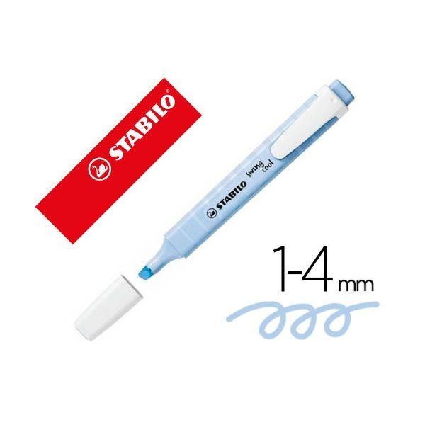 Marcador Fluorescente STABILO Swing Cool Pastel (Azul Nublado) — miniatura 2