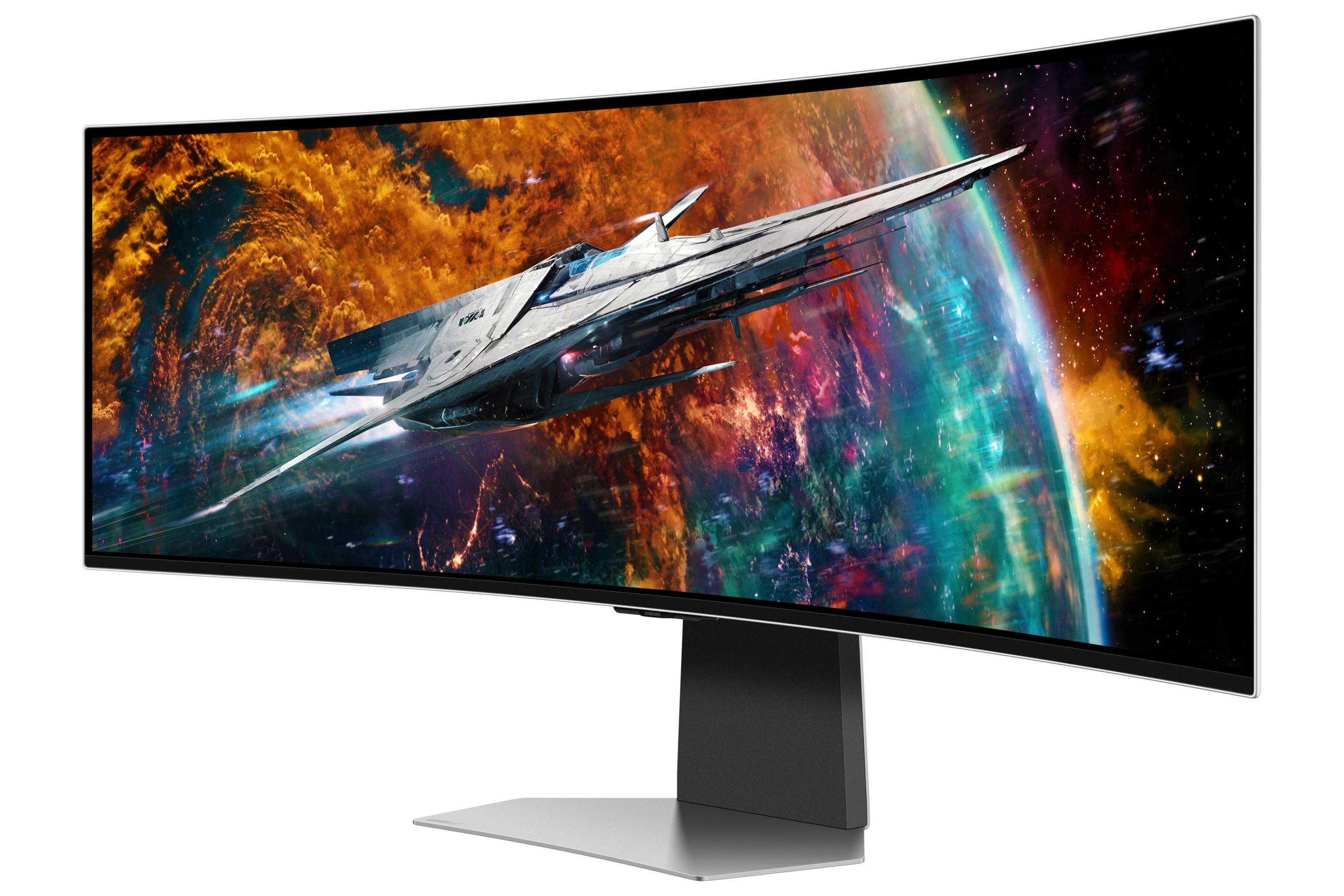 Monitor SAMSUNG Odyssey OLED G9 G95SC (49" - OLED - 240 Hz - Prateado) — miniatura 2