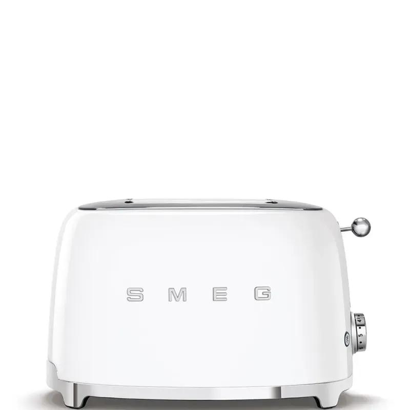Torradeira SMEG TSF01WHEU (950 W - 2 fatias - Aço inoxidável - Branco)