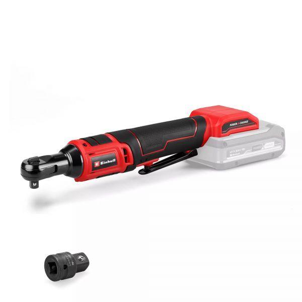 Chave de Roquete Sem Fios EINHELL TE-RW 18/60 Li-Solo (18 V - 60 Nm - 3/8" - Preto e Vermelho)