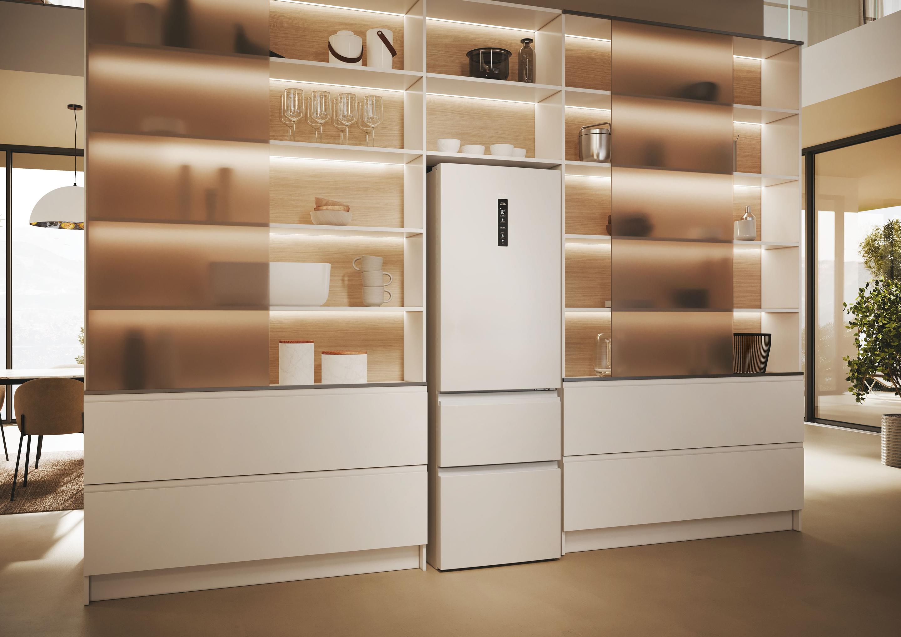 Frigorífico Combinado Independente HAIER HTW5618ENPW (360 l - hOn - 185x59,5x66,7 cm - Branco) — miniatura 13
