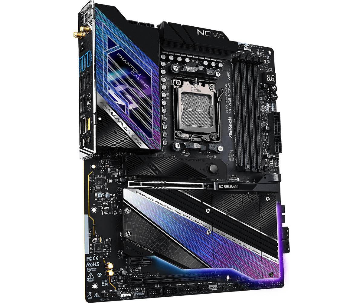 Motherboard ASROCK X870E Nova WiFi (AM5 - ATX - 8200 MHz), miniatura 3