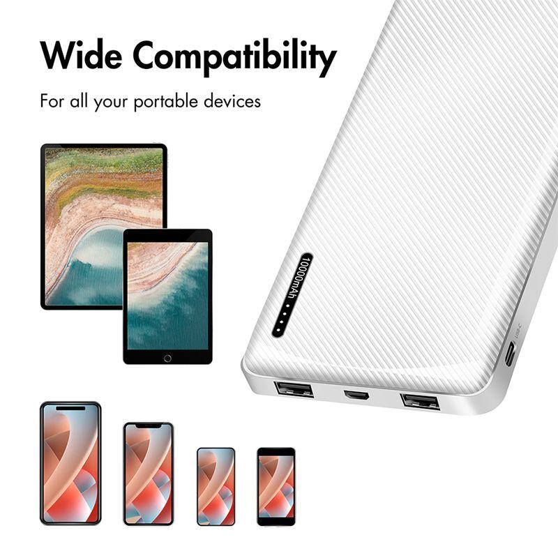 Power Bank LOGILINK PA0328WRF (10000 mAh - Até 12 W - Micro-USB + USB Type-C - Branco), miniatura 8