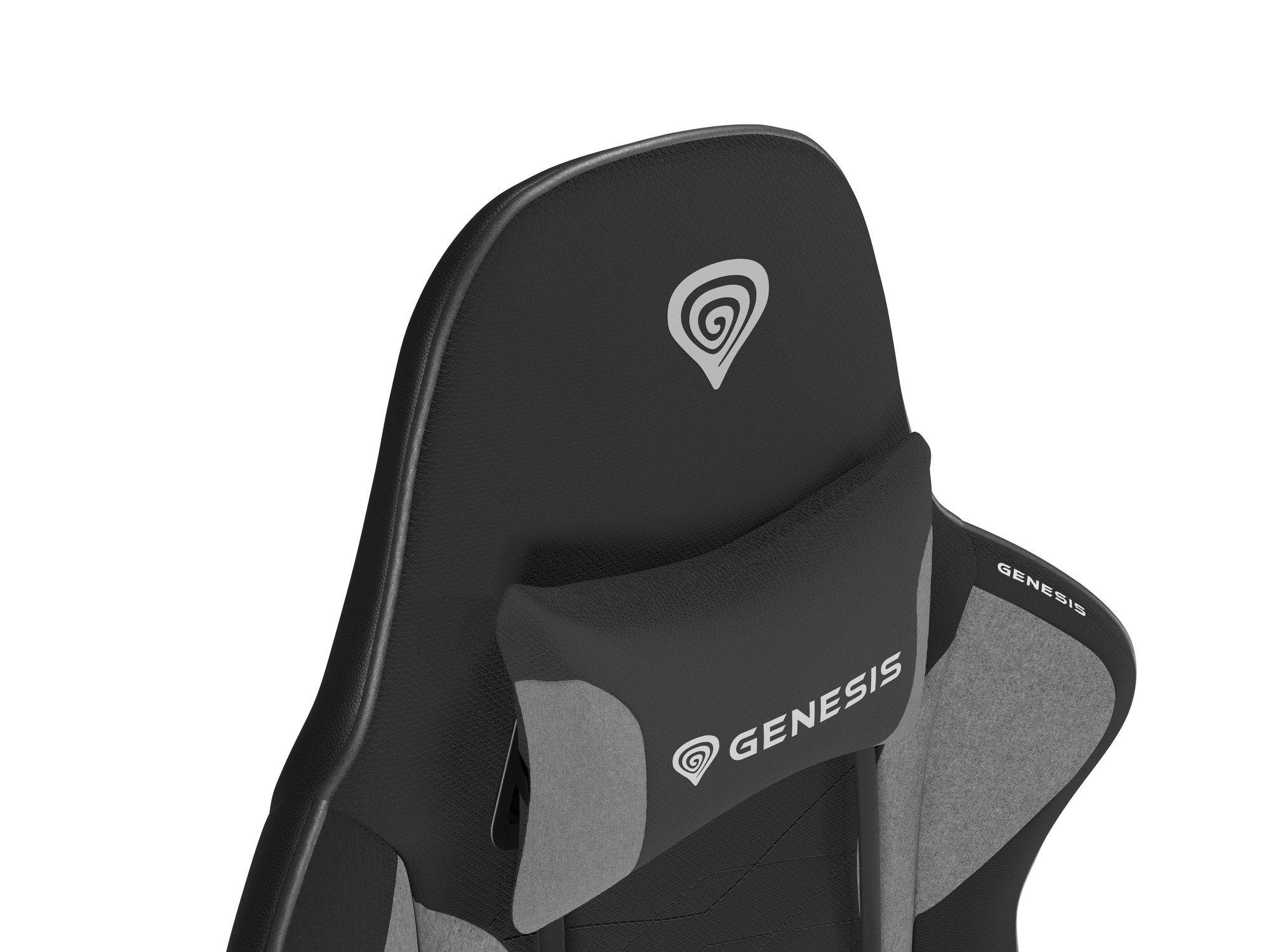 Cadeira Gaming GENESIS Nitro 440 G2 (120 kg - 133 cm - Tecido, Imitação de pele - Preto/Cinzento) — miniatura 15