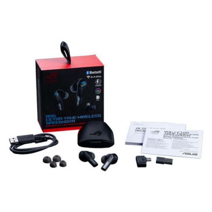 Auscultadores Gaming ASUS ROG Cetra True Wireless SpeedNova (46 h - Android, iOS - Preto) — miniatura 3