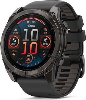 Smartwatch GARMIN Fenix 8 47 mm Solar Sapphire (Redondo - Android, iOS - Digital, a cores e tátil - Preto)