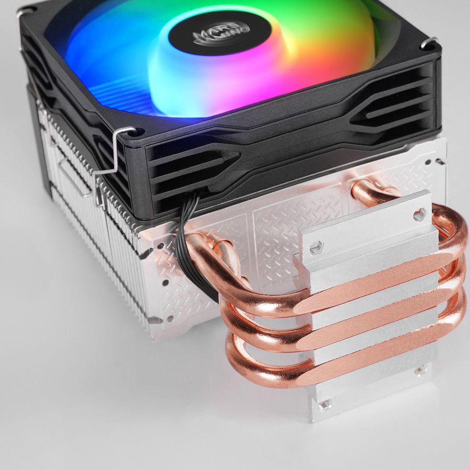 Dissipador de CPU MARS GAMING MCPU-X3 (90 mm - 1 ventoinha - 2600 RPM - Preto) — miniatura 5